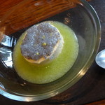 ドノスティア - メロンのスープとミントパルフェ