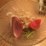 凧 - 鴨の燻製とポテトサラダ