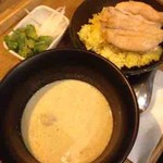 カリガリ - グリーンカレー＋チキン竜田
