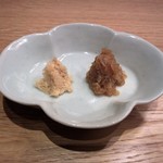 焼肉すどう - 塩焼きは、そのまま頂くか、山葵と玉葱ペーストで