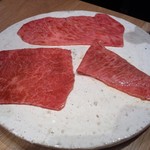 焼肉すどう - タレ焼き各種　サーロイン、ランプ、イチボ