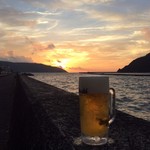 Shinkai - 夕陽を見ながらのビール