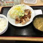 松屋 - 厚切り豚テキ定食（730円）