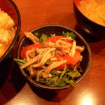Uoyaden - ランチ　きのこサラダ