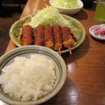 名古屋名物 みそかつ 矢場とん - 串カツ定食