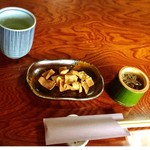 玄鹿 - (2016.7)蕎麦あられと水そば