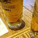 Ham Bi Je - 生ビール（KIRIN  一番搾り）　450円