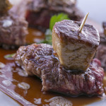 椀々 - フォアグラと牛肉のロッシーニ風ステーキ