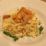 ビリエット - 大間産のエゾバフンウニと三陸産天然ホヤのスパゲッティ レモン風味