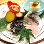 焼き八寸　日本の夏を見事なセンスで八寸にまとめられました✨味も最高！