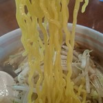 麺屋 おざわ - 森住製麺の中太縮れ麺