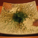 なかざわ - 【H22.10】こちらの器で頂きます。