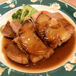 キッチン カトウ - ポークステーキ