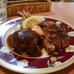 キッチン カトウ - 贅沢コース、ハンバーグ海老フライ・チキン