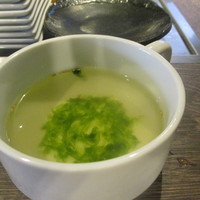 鉄板焼きgrow 上野店 - スープ