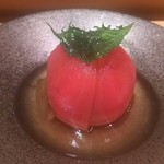 凛 - トマトのおひたし(450円)