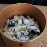 美加登家 - 鮎ご飯