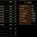 森本酒店 - 麦・米焼酎メニュー（HPより）店内にはメニュー無し