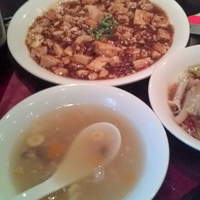 中国料理 青冥 堂島本店 - 食べても食べてもなかなか減らない麻婆