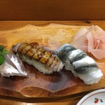 幸寿司 - 鯵、シャコ、シンコ