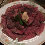 一段とグレードアップした当店名物のローストビーフ