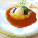 La Chevre d’Or - Italian king prawns,
      