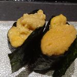 寿司 さいしょ - 瓶ウニ（岩手普代産ムラサキウニ）