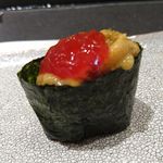 寿司 さいしょ - トリプルプリン
      （カラスミ、スジコ、ウニ）