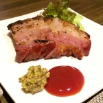 酒処 一 - 自家製ベーコン炙りは、香ばしく美味い