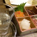 酒処 一 - 珍味三種は、酒好きに美味い