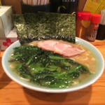 らーめん家 政 - ほうれん草たっぷり無クーポン
      味コメにしないとスープがうすくなるー