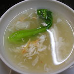 中国菜 香味 - 蟹と卵白のスープ　中国野菜入り