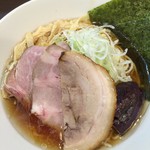 麺屋りゅう - 冷やしラーメン（醤油）（アップ）