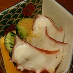 和庵 - 【1周年記念ランチ】蛸と胡瓜(生姜)の酢の物