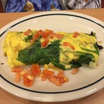 IHOP - ほうれん草のオムレツ（$15.49）【平成28年7月7日撮影】