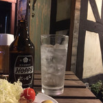 プチガーデン下北沢 - 金宮ホッピー¥450 / ナカ¥200