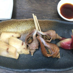 小料理 たか - メカジキ、つぶ貝、茗荷