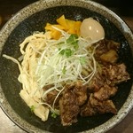 河内の中華そば 醤 - 帆立て油そば