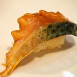 越中屋 - おまかせにぎり（漬け鯖）