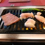 精肉・焼肉 とよおか - 焼き台