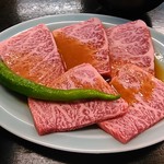 精肉・焼肉 とよおか - 上カルビ定食
      