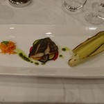 レストランダイニング富士 - 伊豆旬魚イサキのポワレ 夏野菜のティアン