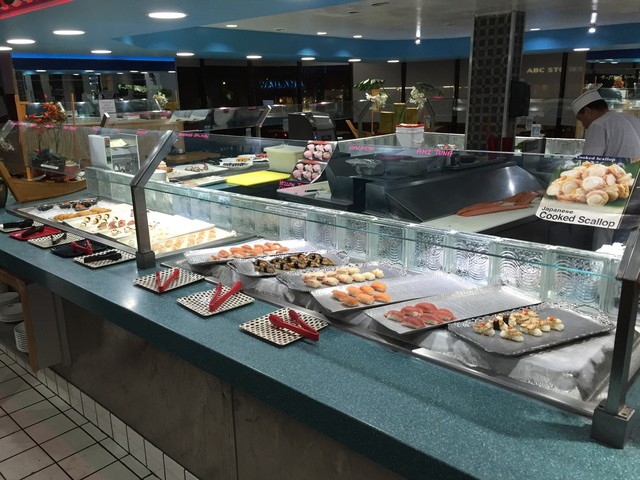 ビュッフェ　ボーリウの港 絵 ビュッフェ ボーリウの港