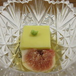 蕎麦　もり木 - ［先付］とうもろこし豆腐