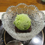 蕎麦　もり木 - ［ランチ］水羊羹と抹茶アイス