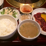 Yakiniku Heiwaen - ジンギスカン定食 540円  ウマウマ＾ ＾コスパ ランチ！