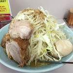 立川マシマシ - 小ラーメン 味玉 脂少なめ