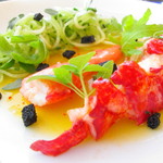 Les Remparts - 料理写真:Brittany lobster〜Orange jelly,cucumber and mint.～