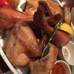 イタリアンバル アクア - 2016.07 ロテサリーチキン(解体後)
