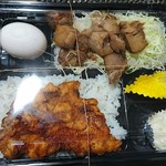 麺や 虎鉄 新琴似店 - チャーシュー・ザンギ弁当